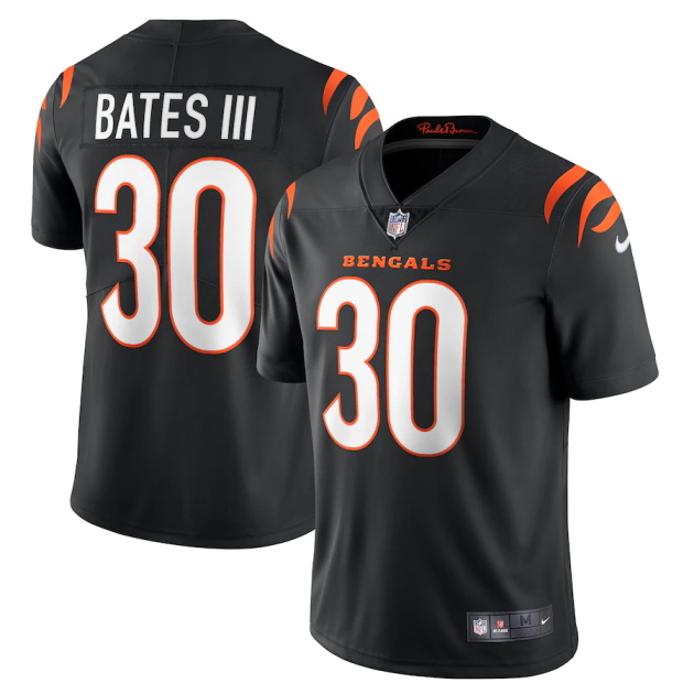 mens nike jessie bates iii black cincinnati bengals vapor limited jersey